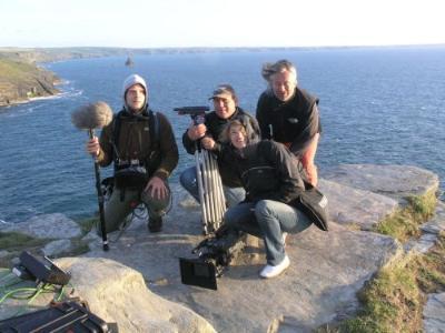 Teamfoto: Jonny, Frank, Kristin und Wilfried