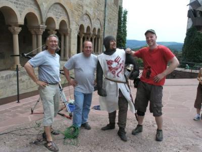 Wilfried, Frank, König Arthur und Jonny