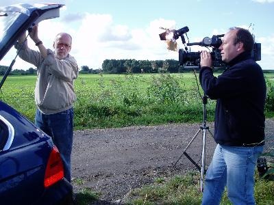 Mit Karl-Otto Maue bei der Arbeit
