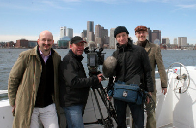 Teamfoto Dreharbeiten in Boston